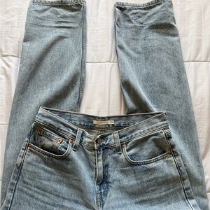Levi’s Low Pro Straight Blue Denim Jeans